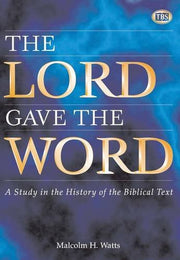 Article (The Lord Gave the Word: Study in the History of the Biblical Text)