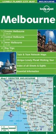 Melbourne (Lonely Planet City Map)