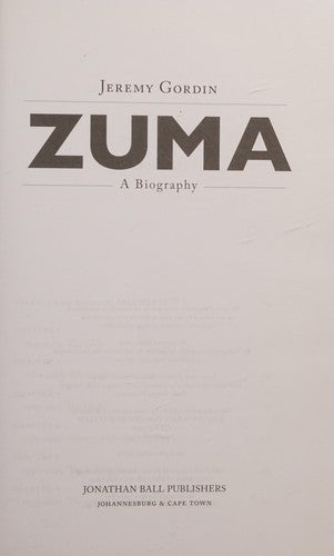 Zuma: A biography