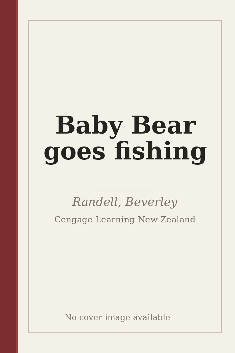 Baby Bear goes fishing - no cover image available