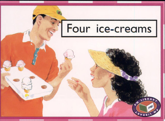 Progress with Meaning - PM Starters Two Magenta Level - Four ice-creams (Pack of 4): Magenta Level