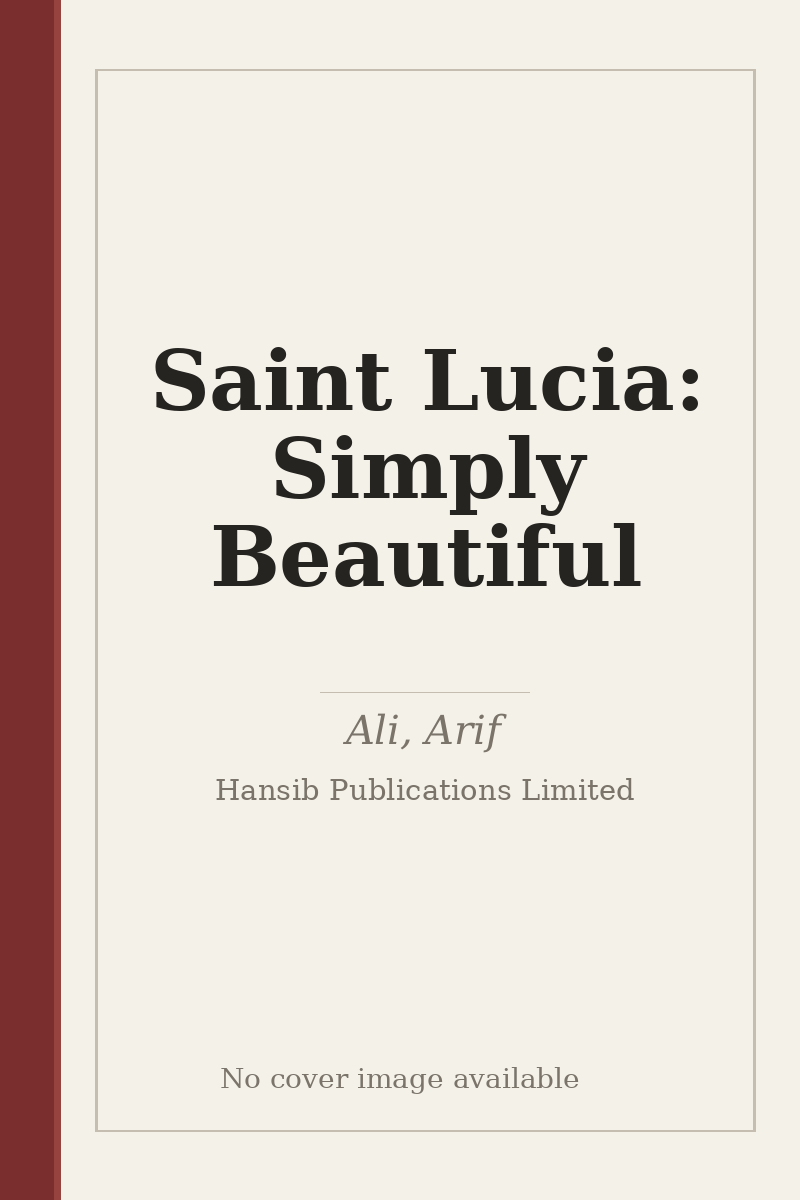 Saint Lucia: Simply Beautiful - no cover image available