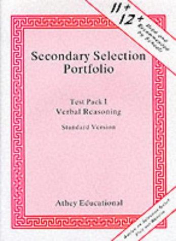 Verbal Reasoning Practice Papers (Standard Version) (Pack 1) (Secondary Selection Portfolio)