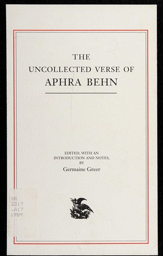Uncollected Verse
