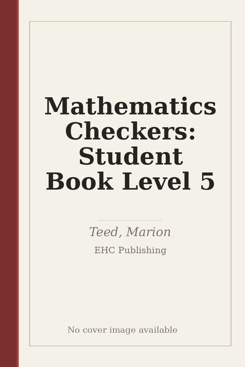 Mathematics Checkers: Student Book Level 5 - no cover image available