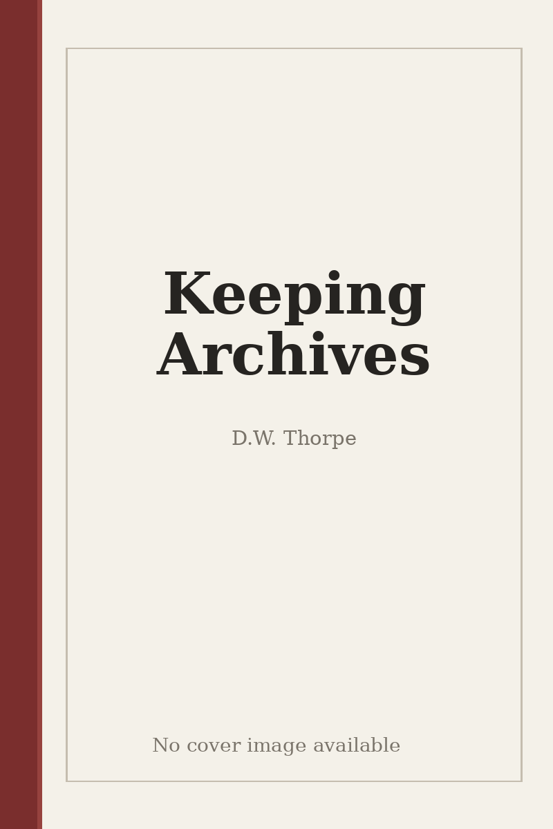 Keeping Archives - no cover image available