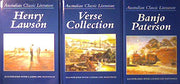 Australian Classic Literature (Henry Lawson; Verse Collection; Banjo Paterson)