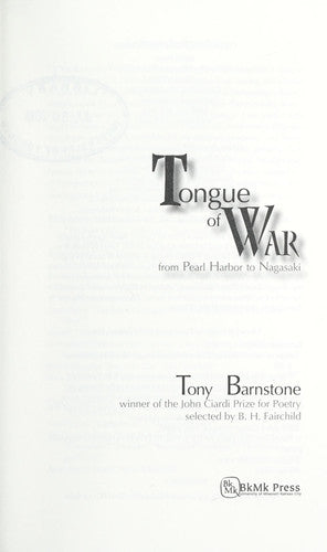 Tongue of War: From Pearl Harbor to Nagasaki