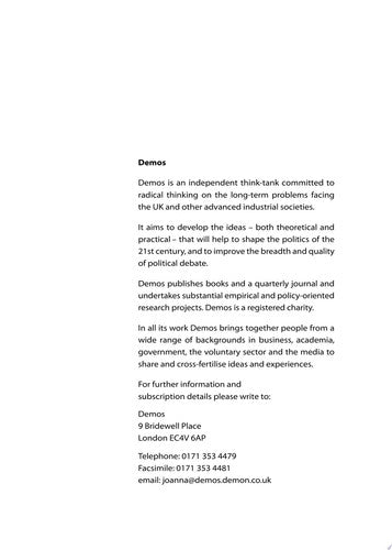 After Social Democracy: Politics, Capitalism and the Common Life: No. 18 (Demos)
