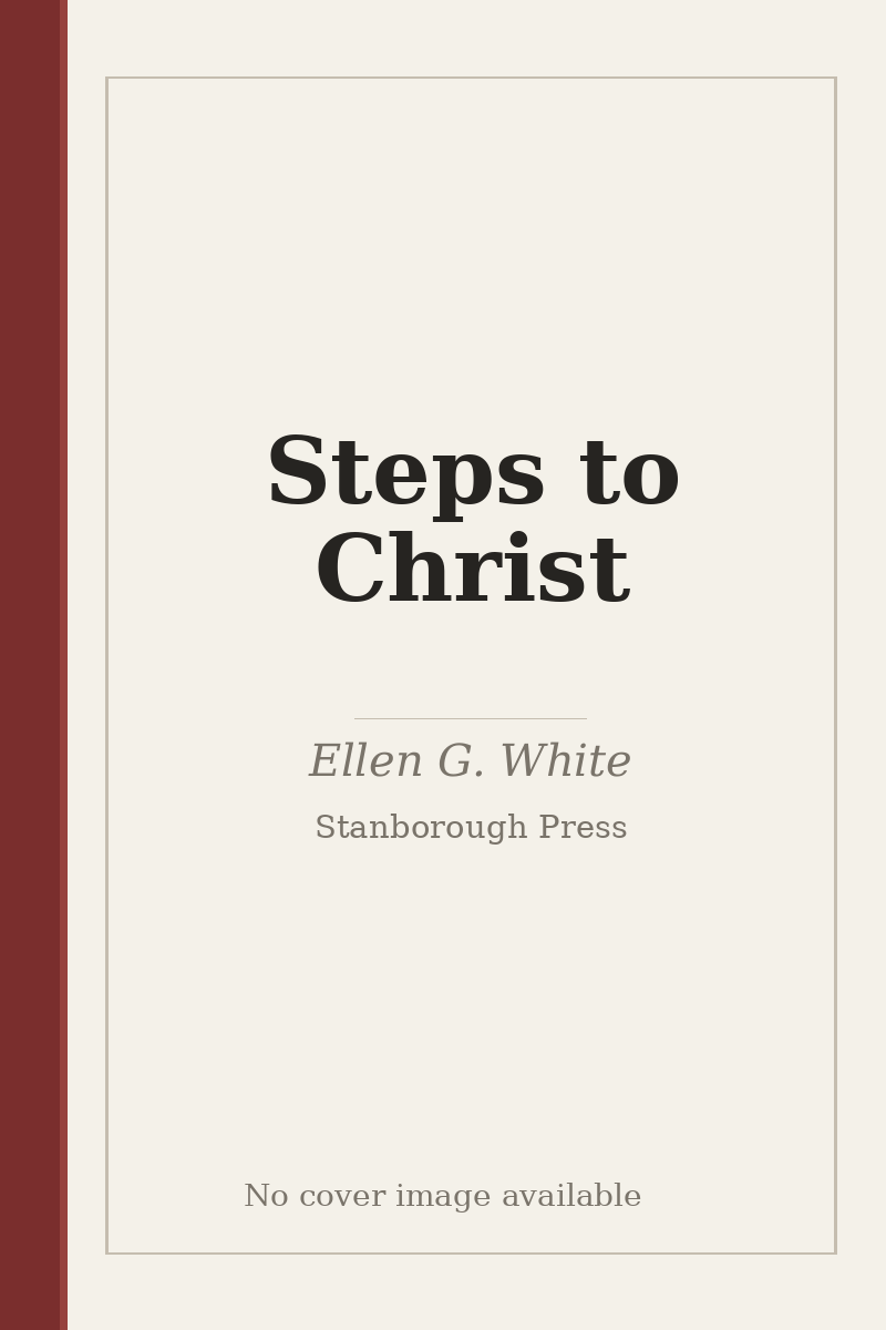 Steps to Christ - no cover image available