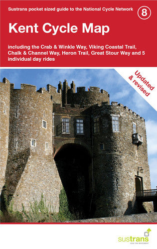 Kent Cycle Map: Including the Crab & Winkle Way, Viking Coastal Trail, Chalk & Channel Way, Heron Trail, Plus Five Individual Day Rides (CycleCity Guides)