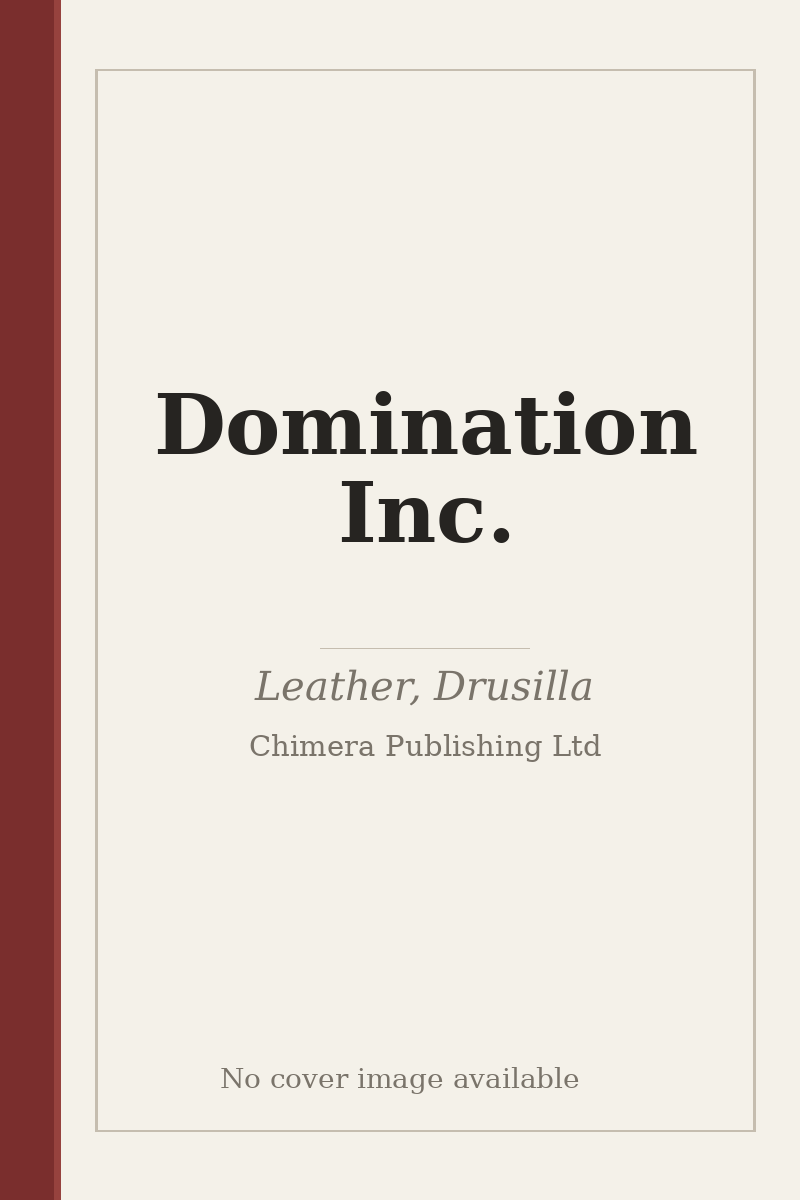 Domination Inc. - no cover image available