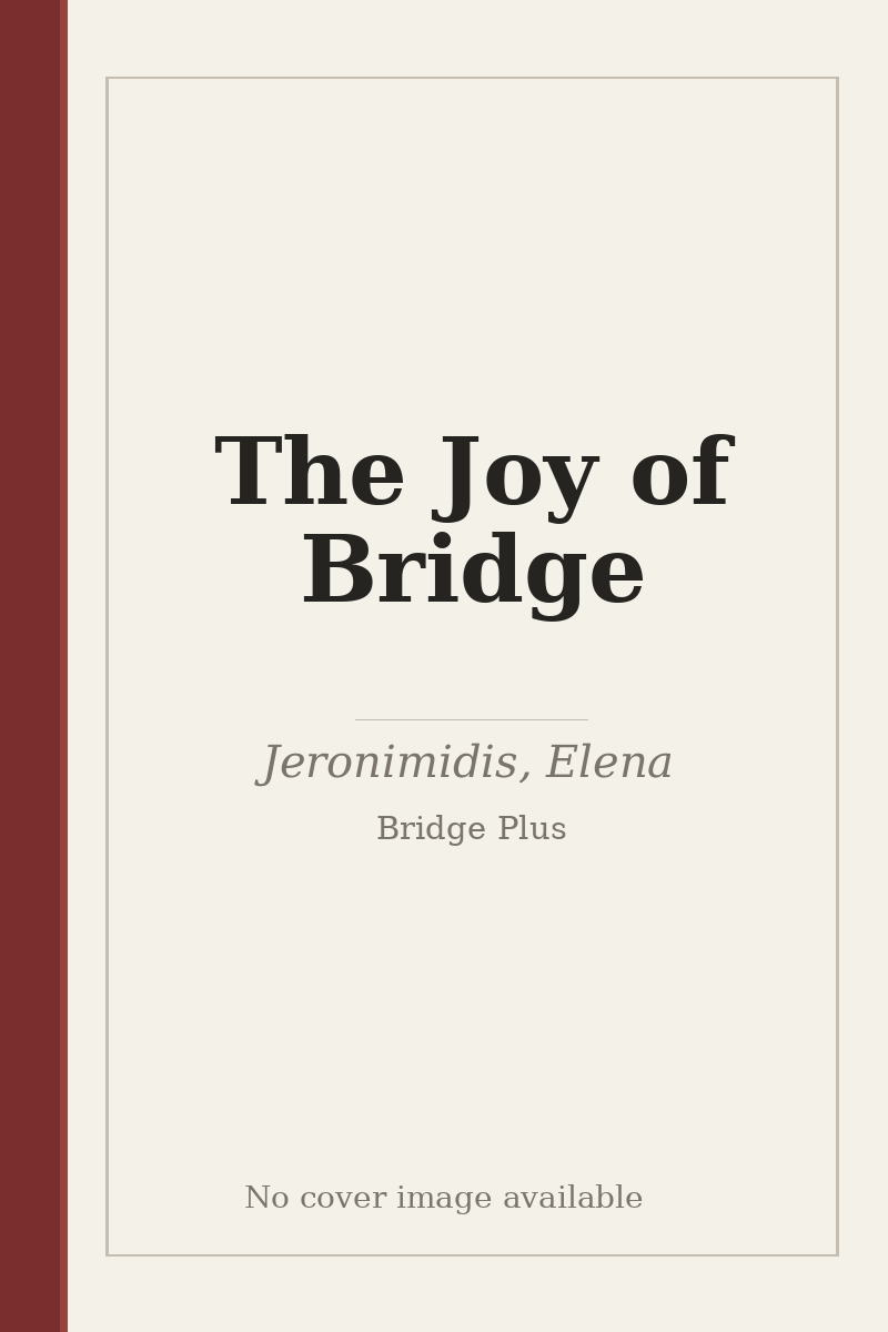 The Joy of Bridge - no cover image available