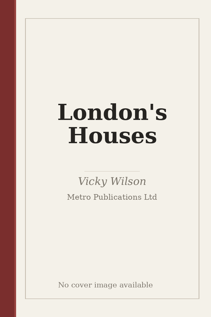 London's Houses - no cover image available