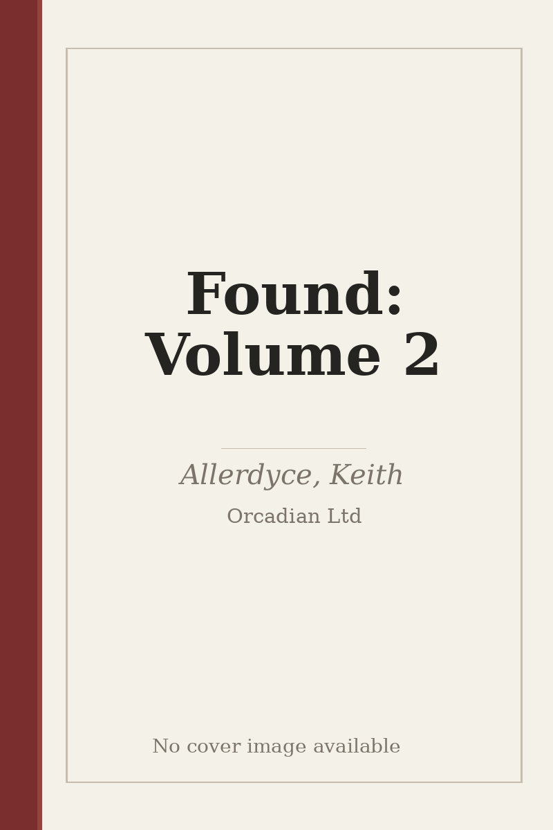 Found: Volume 2 - no cover image available