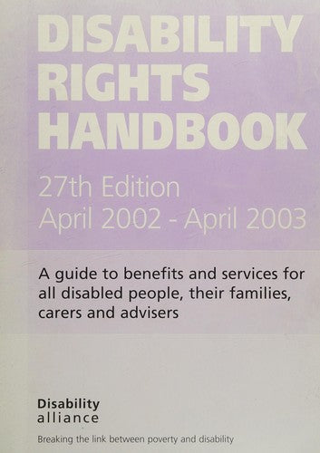 Disability Rights Handbook April 2002 - April 2003