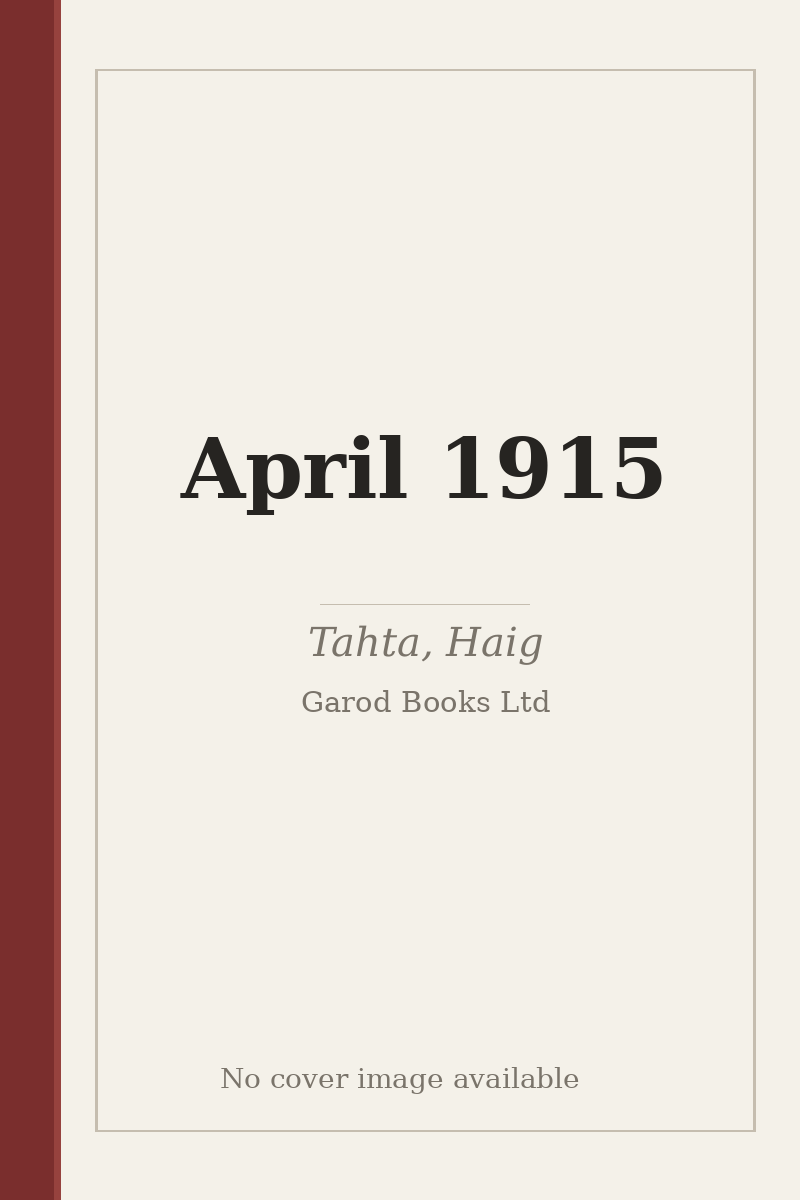 April 1915 - no cover image available