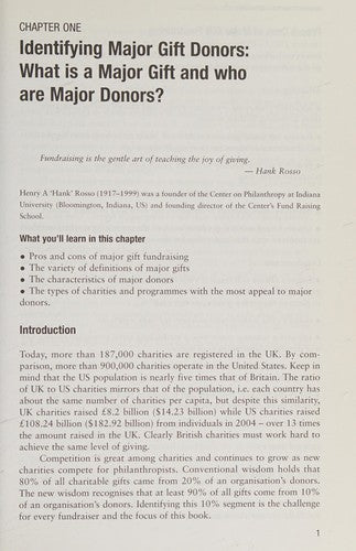Major Donor Fundraising (Fundraising Series)