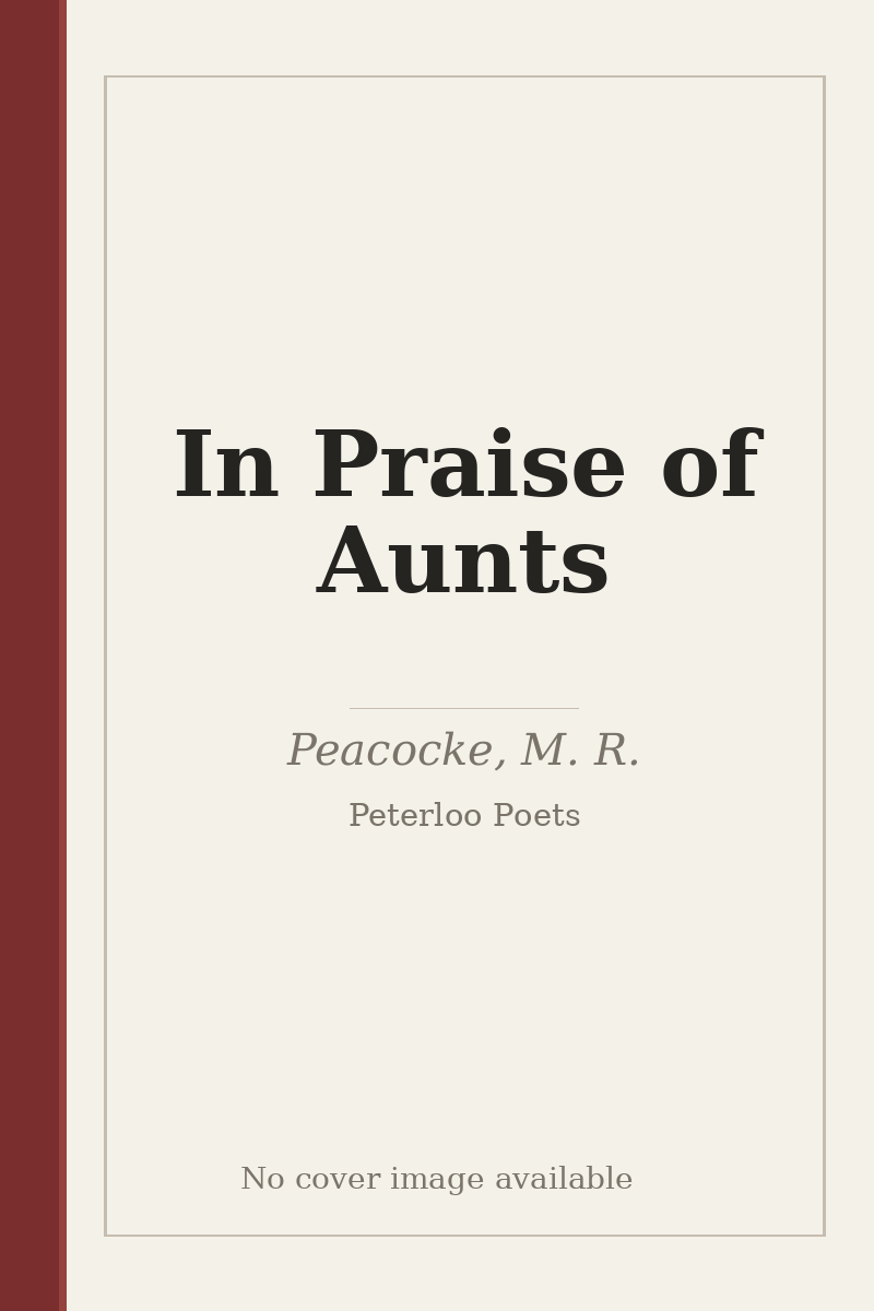 In Praise of Aunts - no cover image available