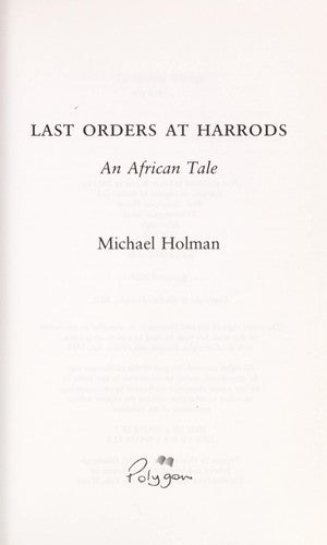 Last Orders at Harrods: The Last Orders at Harrods Trilogy