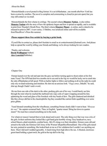 Monster Island: A Zombie Novel