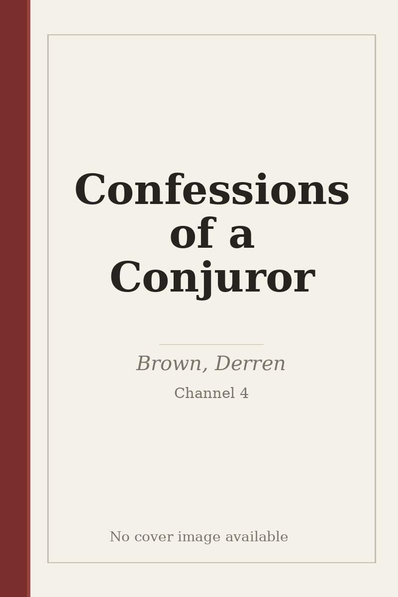 Confessions of a Conjuror - no cover image available