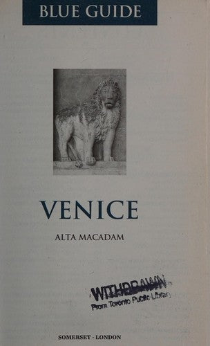 Blue Guide Venice (Blue Guides)