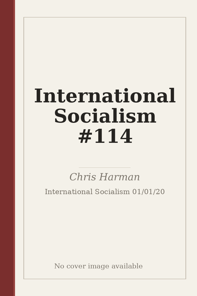 International Socialism #114 - no cover image available