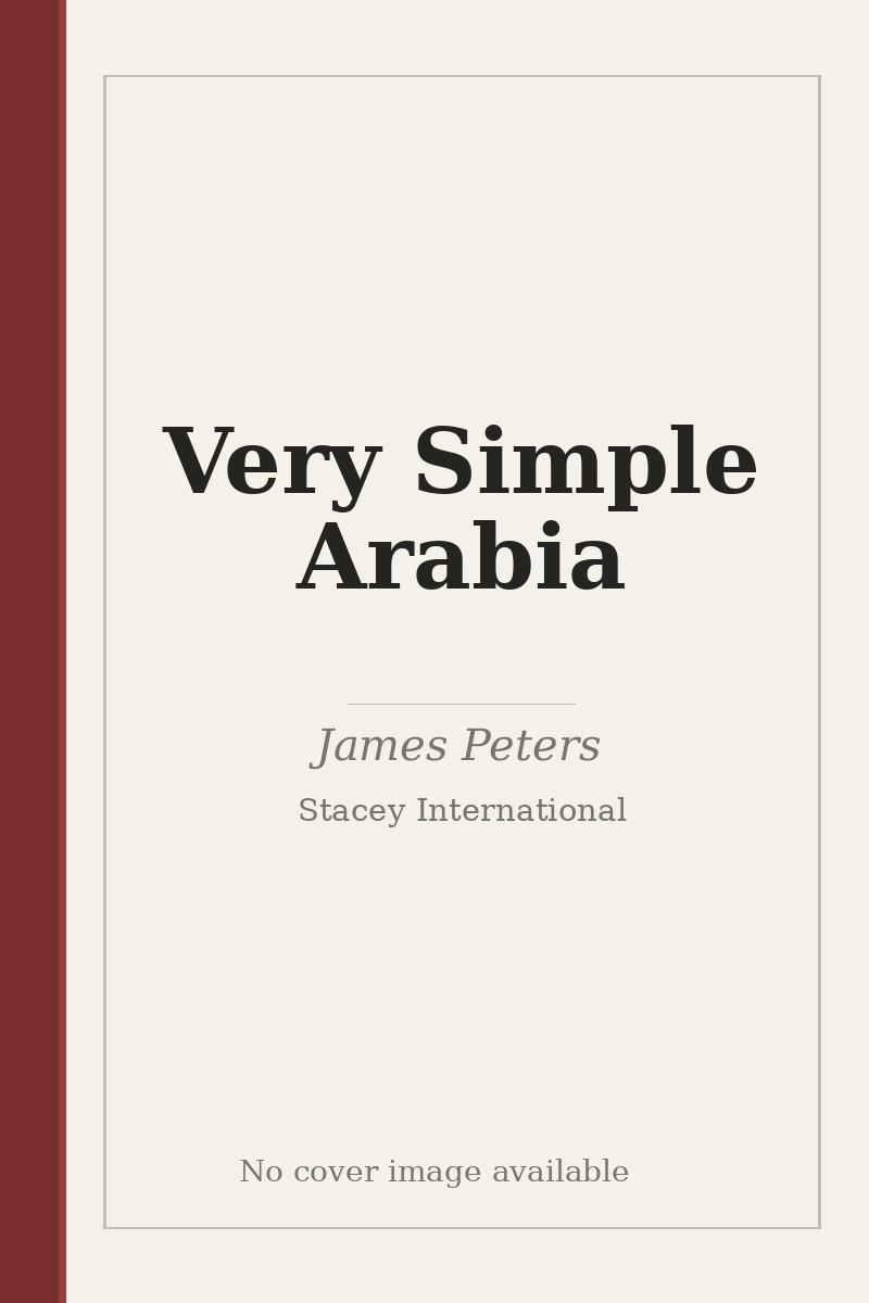 Very Simple Arabia - no cover image available