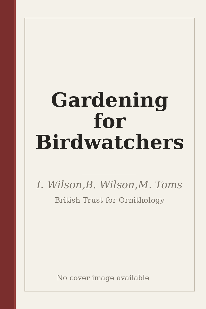 Gardening for Birdwatchers - no cover image available