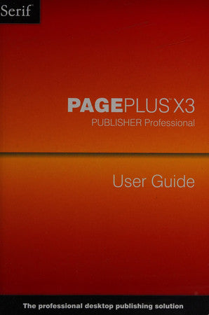 PagePlus X3 User Guide