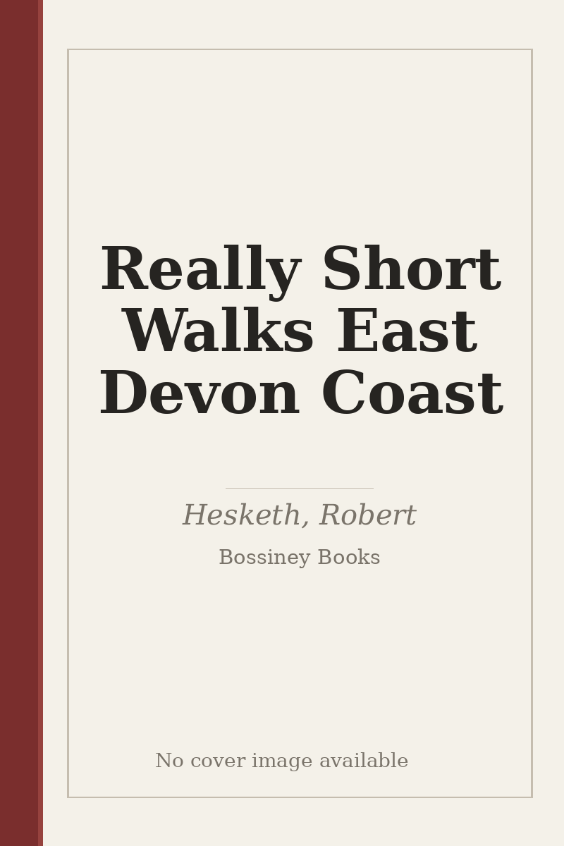 Really Short Walks East Devon Coast - no cover image available