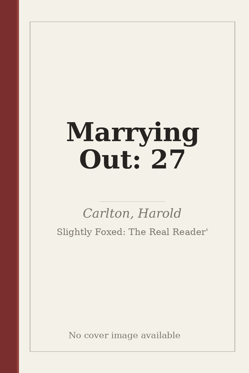 Marrying Out: 27 - no cover image available