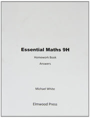 Essential Maths 9H Homework Answers: Bk. 9H