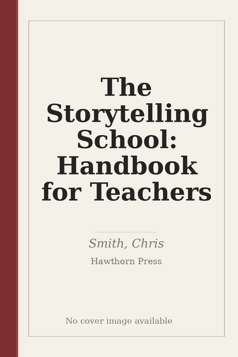 The Storytelling School: Handbook for Teachers - no cover image available