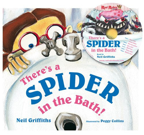There's a spider in the bath! (Book & CD)