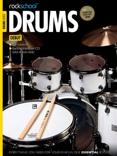 Rockschool Drums - Debut (2012-2018) (Backing tracks available only for download)