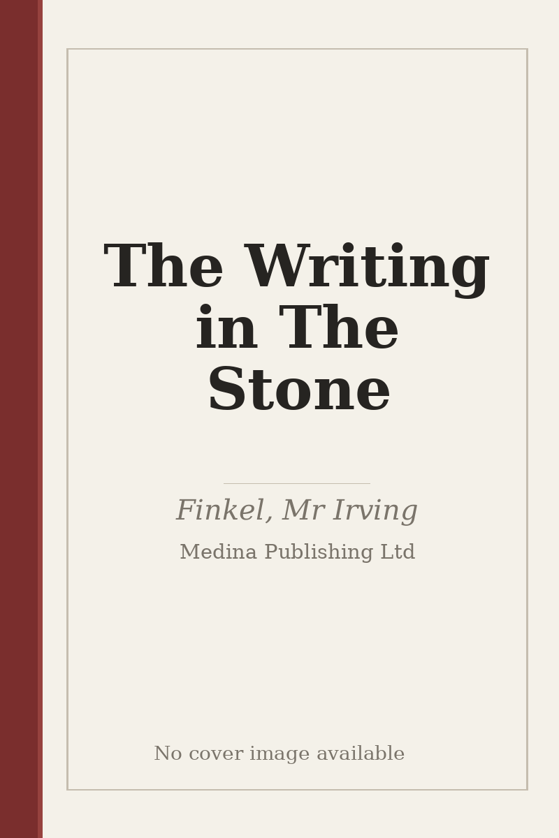 The Writing in The Stone - no cover image available