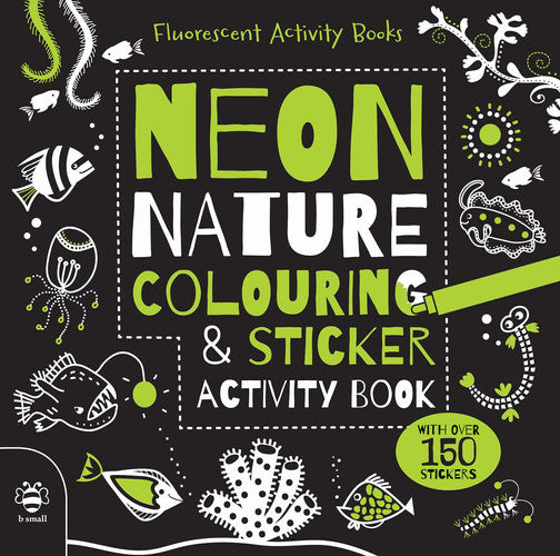 Neon Nature Fluorescent Colouring and Sticker Book (Fluorescent Activity Books): 1