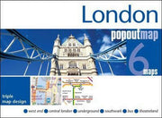 London PopOut Map: 3 PopOut maps in one handy, pocket-size format