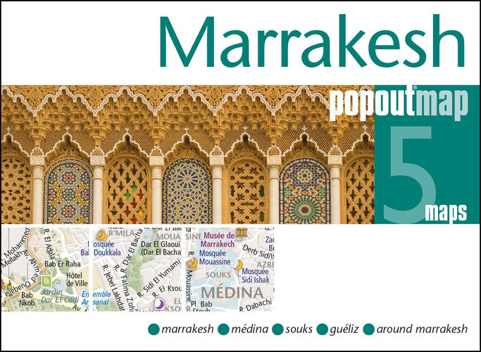 Marrakesh PopOut Map: Handy pocket size pop up city map of Marrakesh (PopOut Maps)