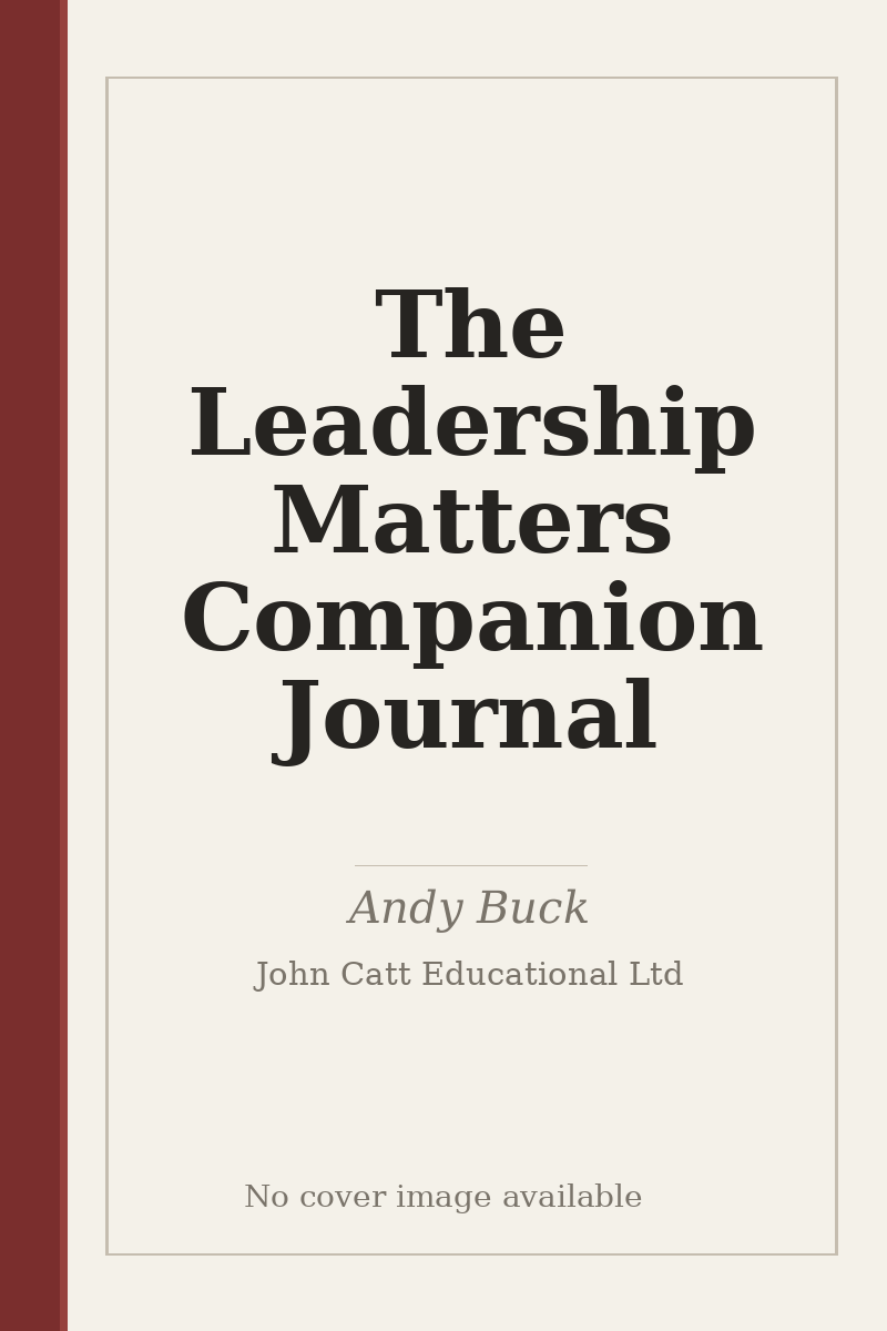 The Leadership Matters Companion Journal - no cover image available