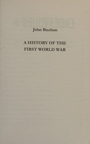 A History of the First World War