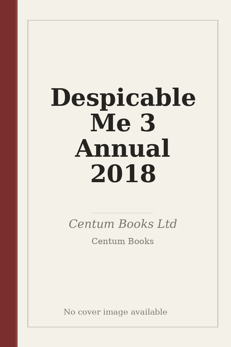 Despicable Me 3 Annual 2018 - no cover image available