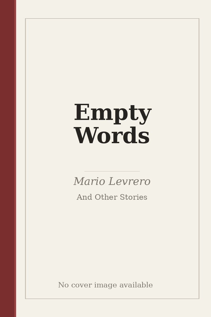 Empty Words - no cover image available