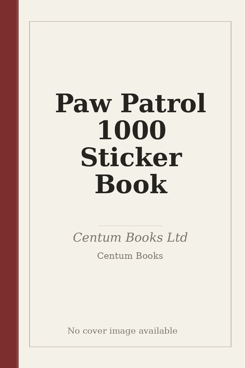 Paw Patrol 1000 Sticker Book - no cover image available