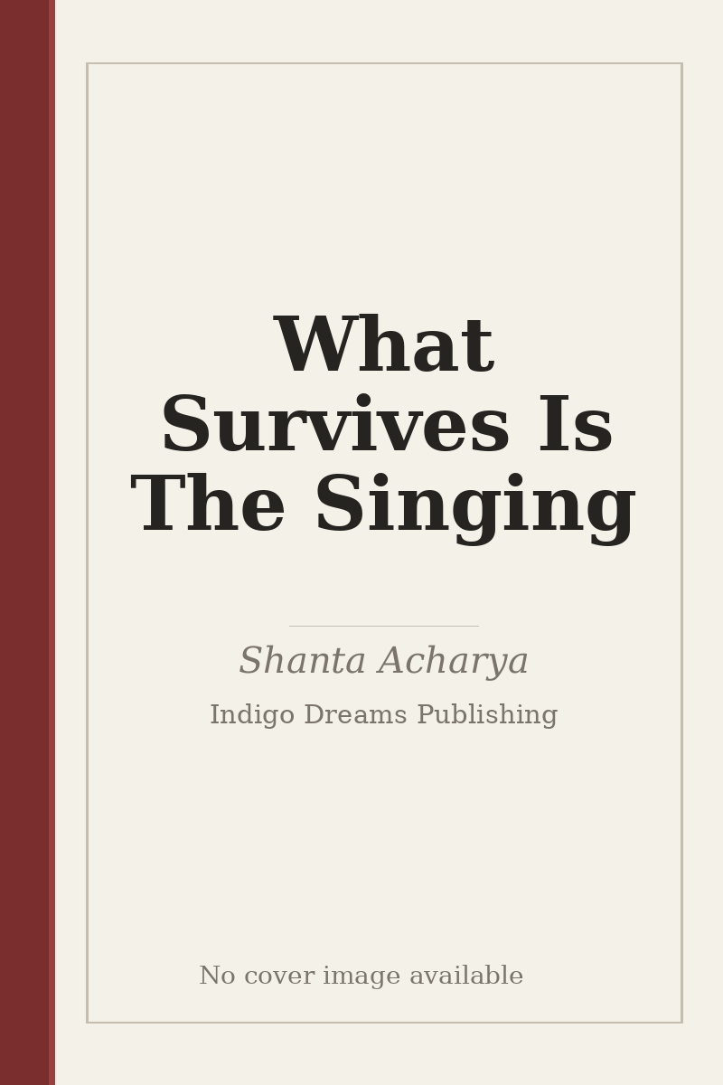 What Survives Is The Singing - no cover image available