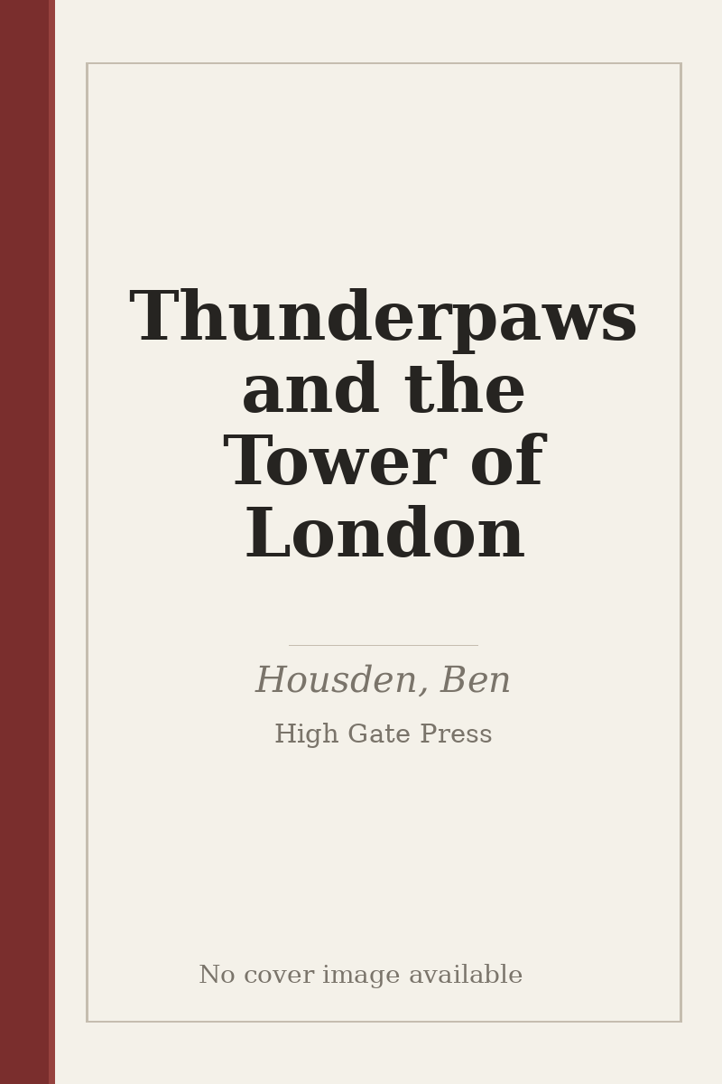 Thunderpaws and the Tower of London - no cover image available