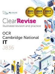 OCR Cambridge Nationals in IT: Illustrated Revision and Practice with CREST: Free Integrated AI Exam Tutor (ClearRevise Tech Award in IT Levels 1/2 J836, R050)