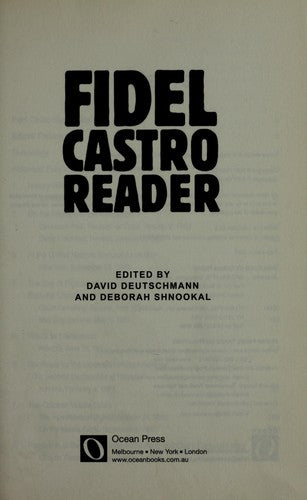 Fidel Castro Reader